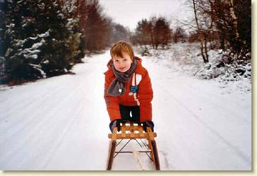 20090114-02 Op de hei in de sneeuw